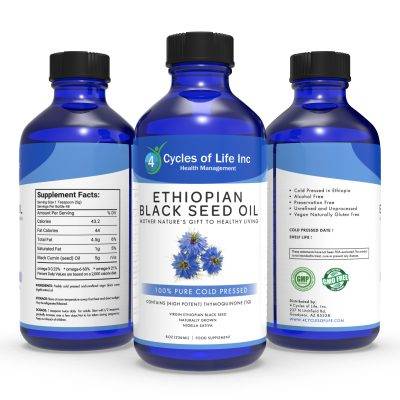 Black Seed Oil – 100% Pure Cold-Pressed Immune & Heart Support