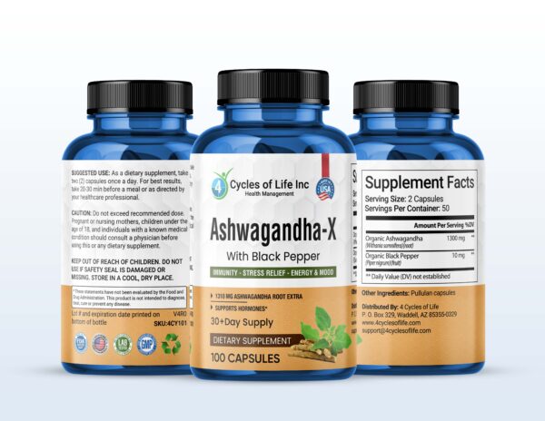 Ashwagandha-X with Black Pepper
