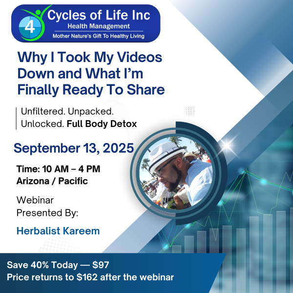Full Body Detox Webinar September 13, 2025