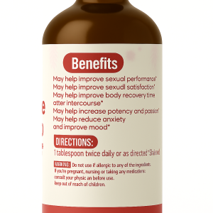 Female Libido Bitters benefits and directions label – natural women’s support tonic
