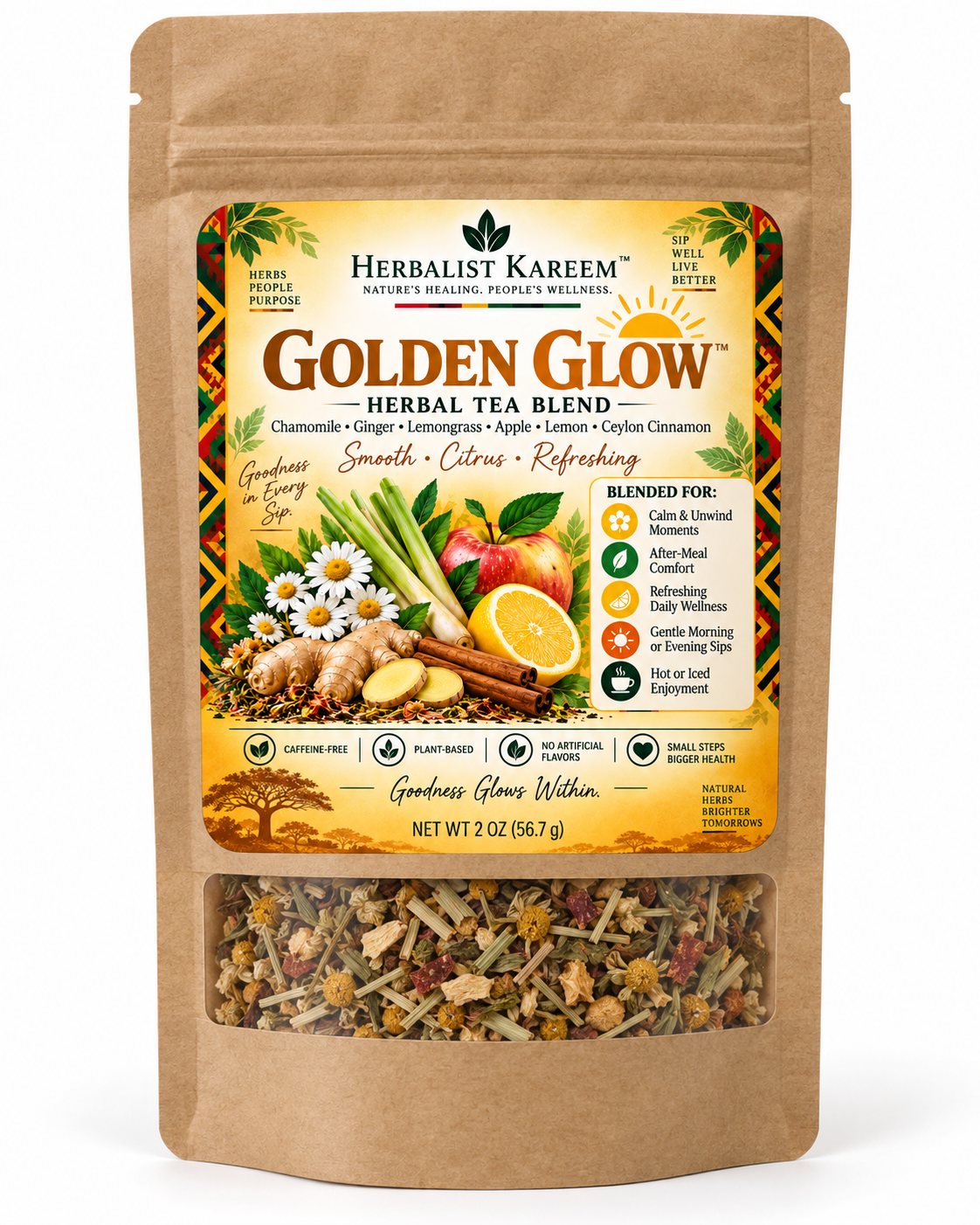 Golden Glow Herbal Tea Blend