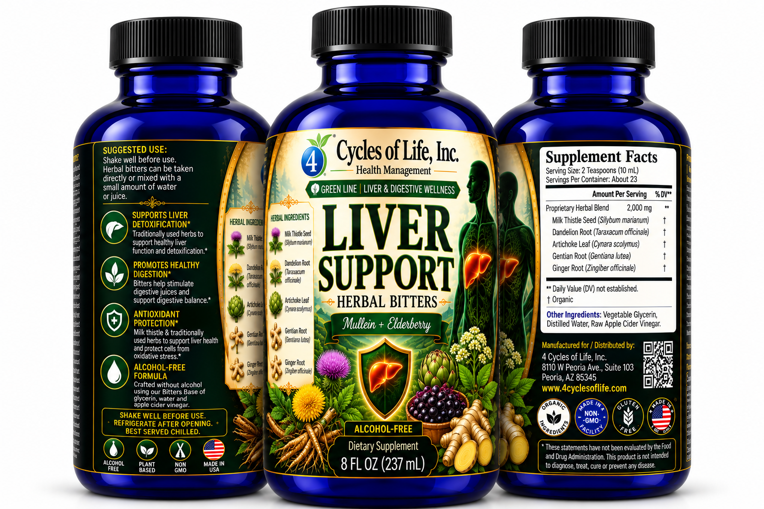 Liver Support Herbal Bitters - Image 2