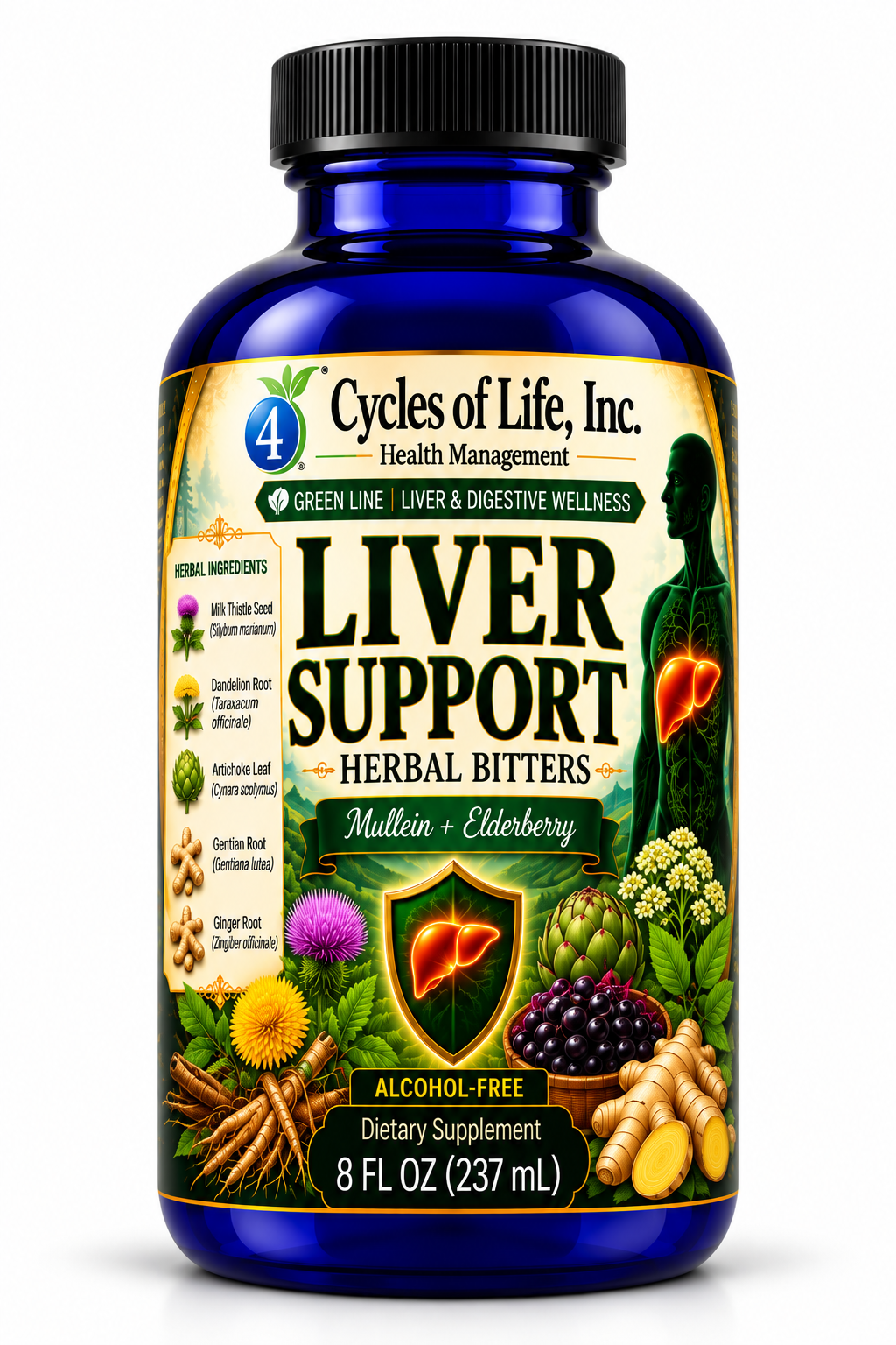 Liver Support Herbal Bitters