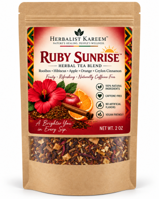 Ruby Sunrise Herbal Tea Blend