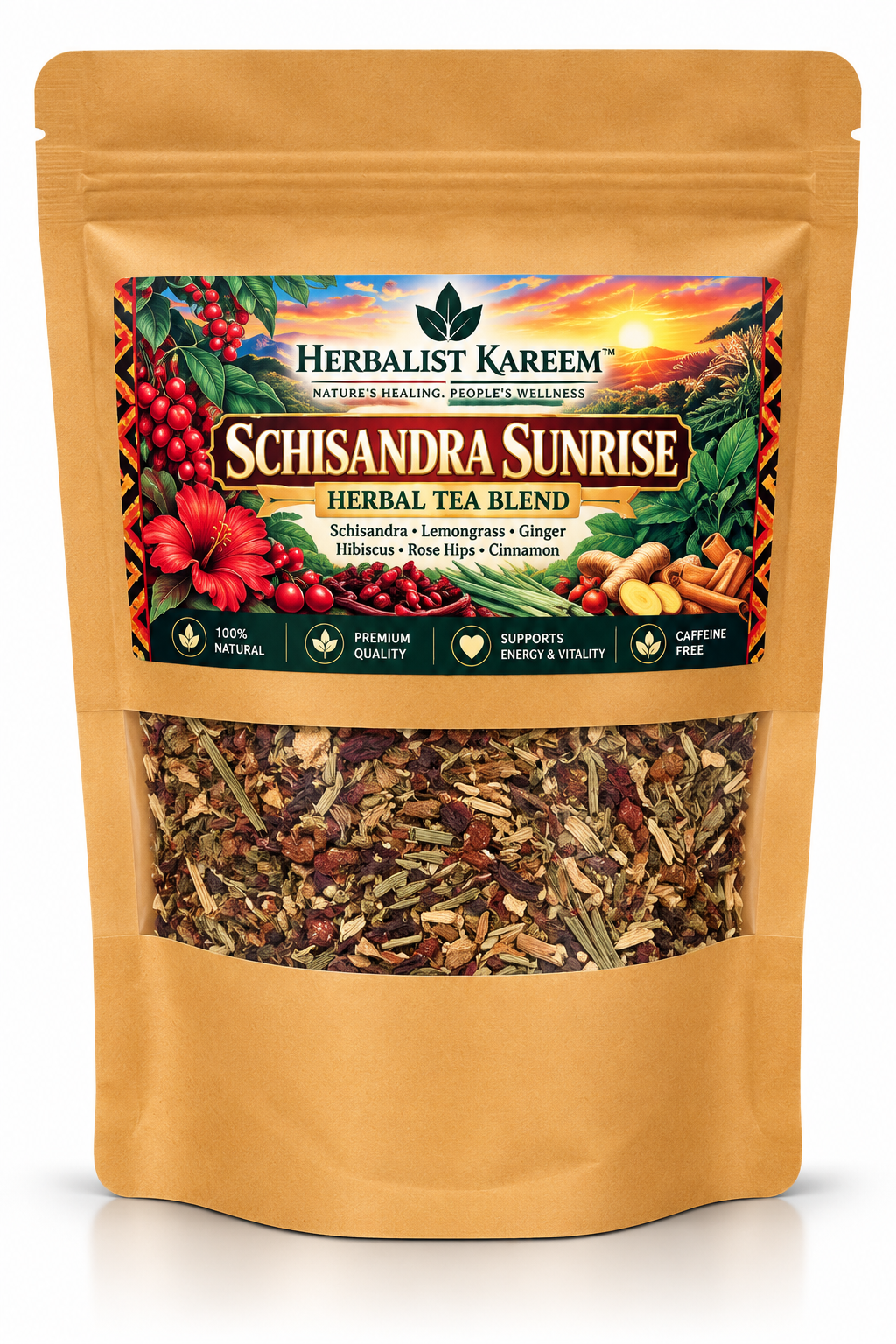 Schisandra Sunrise Herbal Tea Blend