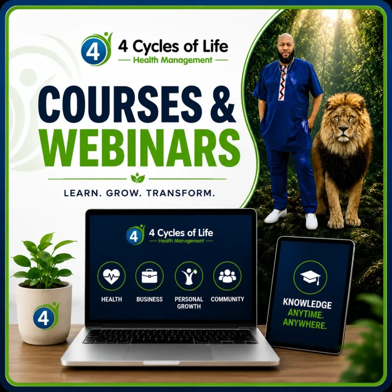 Courses and webinar